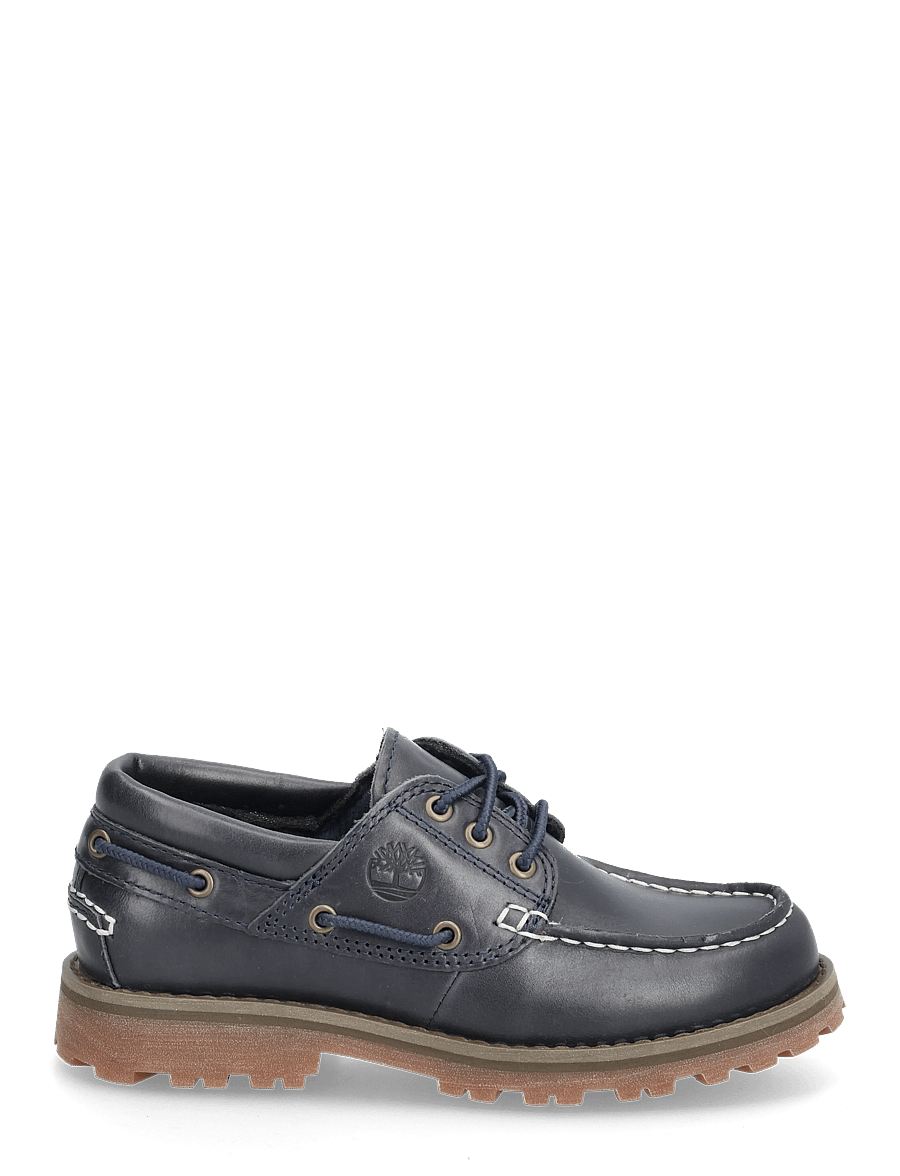 Timberland - Timberland Authentic BOAT SHOE NAVY FULL GRAIN - derby apavi - navy - 1
