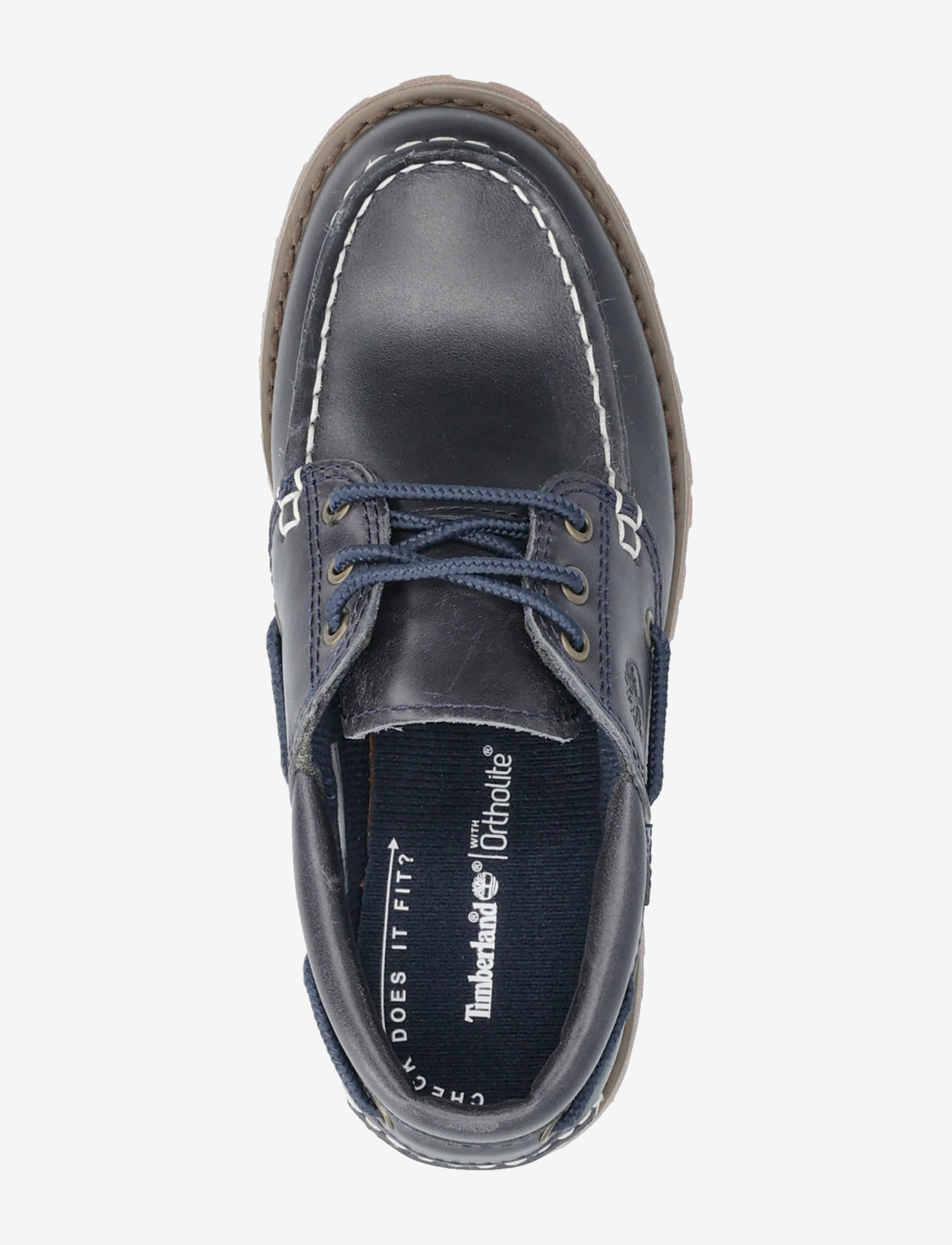 Timberland - Timberland Authentic BOAT SHOE NAVY FULL GRAIN - derby shoes - navy - 3