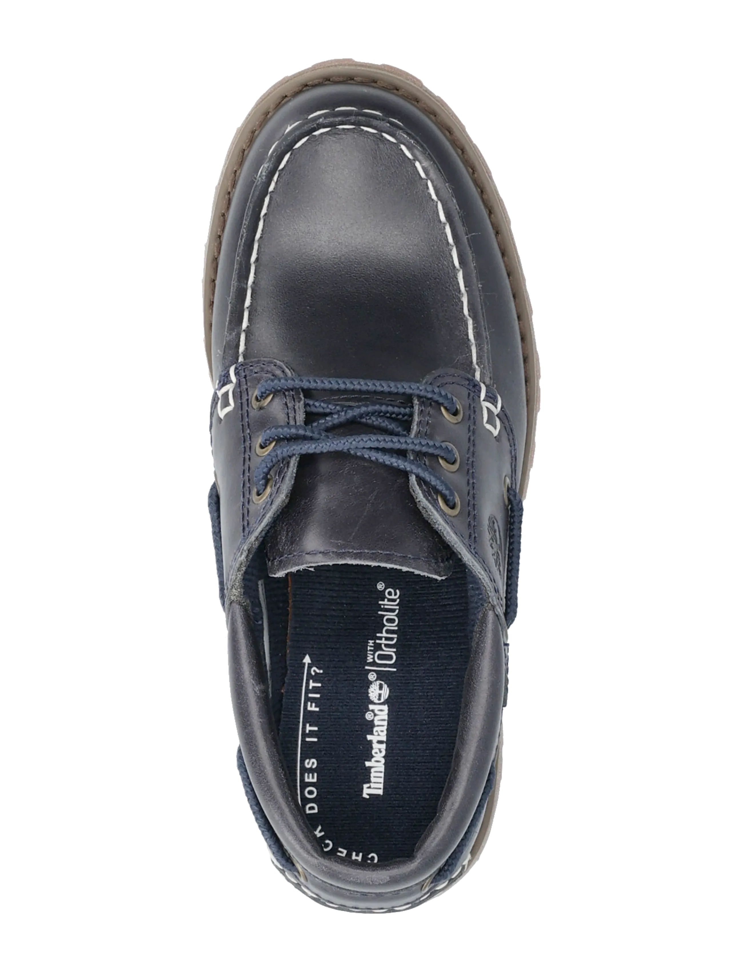 Timberland - Timberland Authentic BOAT SHOE NAVY FULL GRAIN - derby sko - navy - 3