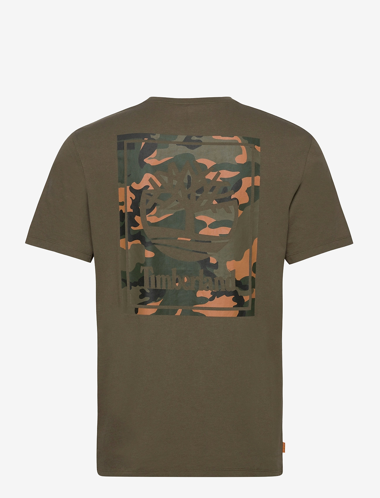 Timberland - SS Back Logo Camo T GRAPE LEAF - grape leaf - 1