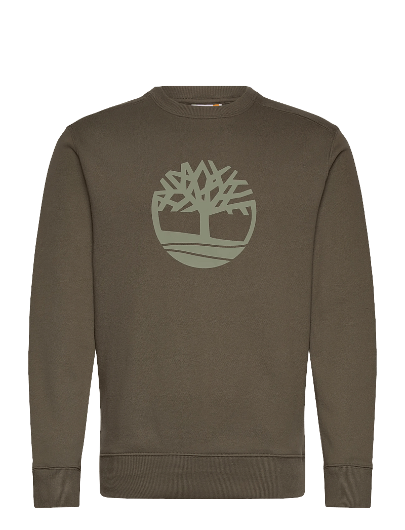 Timberland - Tree Logo Crew Neck Sweatshirt - sweatshirts - leaf green - 0