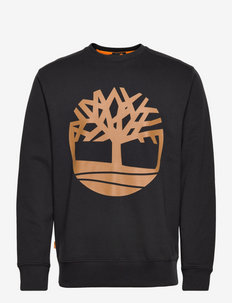 KENNEBEC RIVER Tree Logo Crew Neck Sweatshirt BLACK/WHEAT BOOT, Timberland