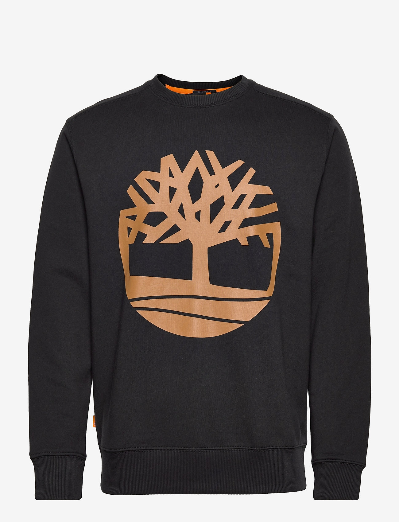 Timberland - KENNEBEC RIVER Tree Logo Crew Neck Sweatshirt BLACK/WHEAT BOOT - collegepaidat - black/wheat boot - 0
