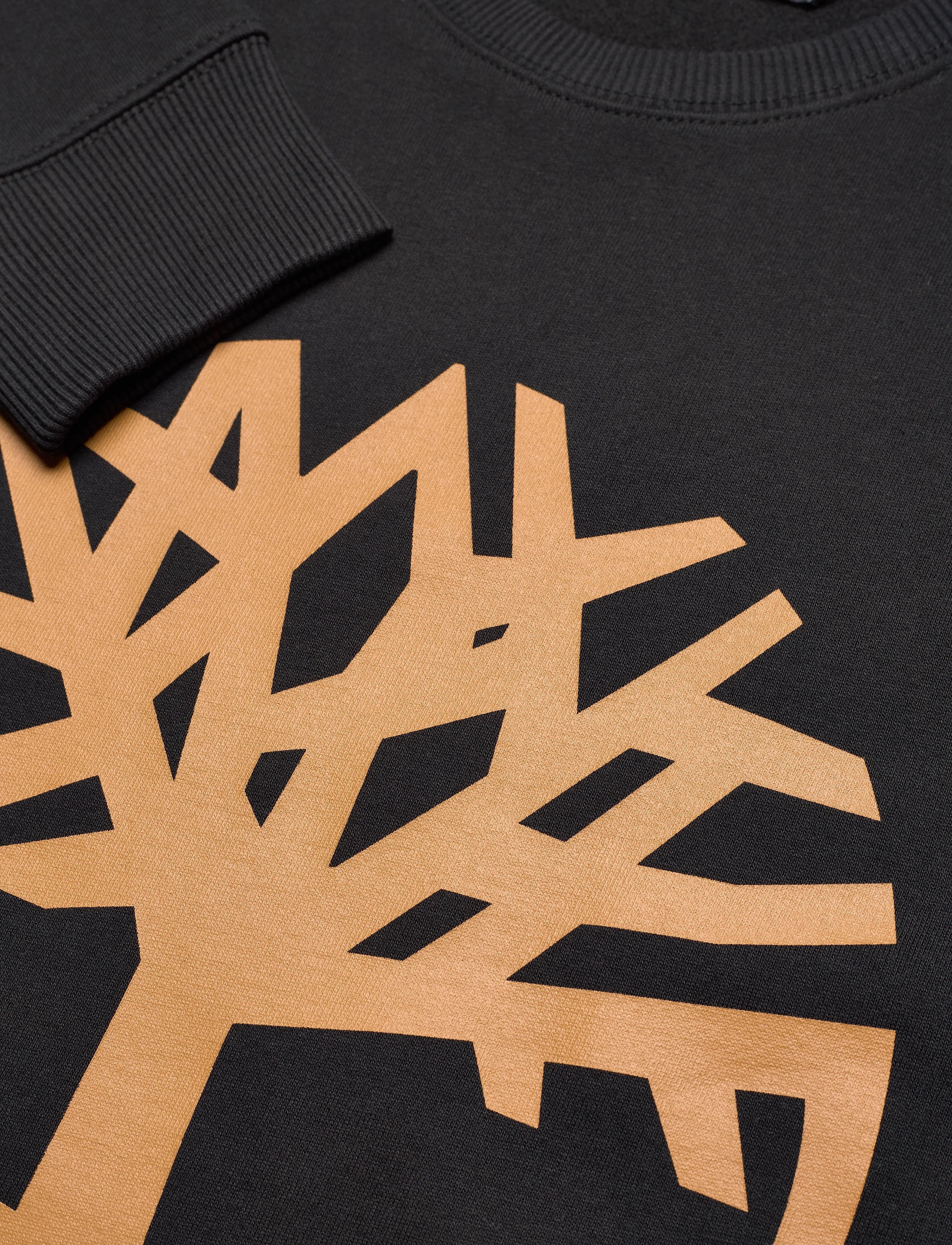 Timberland - Tree Logo Crew Neck Sweatshirt - nach stil kaufen - blck/wheat boot - 2