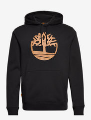 Timberland - KENNEBEC RIVER Tree Logo Hoodie BLACK/WHEAT BOOT - bluzy z kapturem - black/wheat boot - 0
