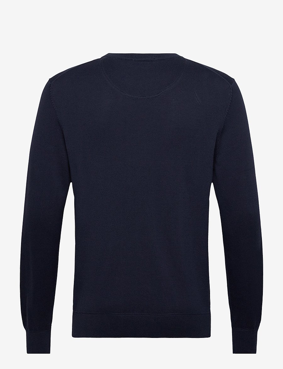 Timberland - Cotton YD Sweater - Ümmarguse kaelusega kudumid - dk sph/dk denim - 1