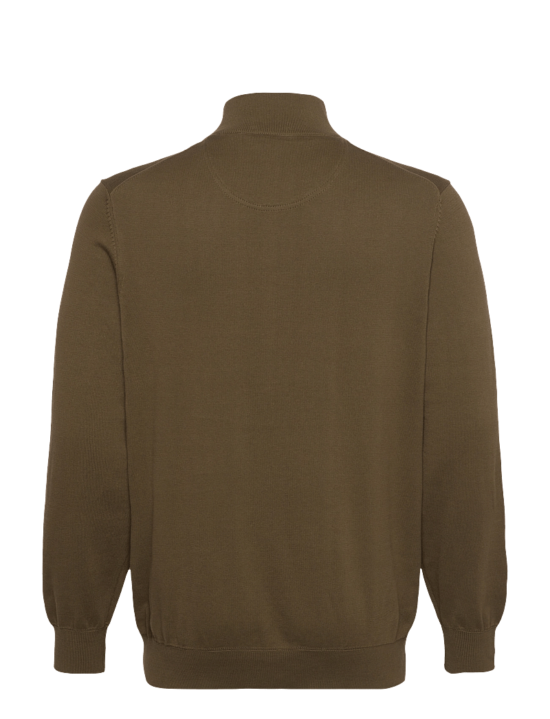 Timberland - Cotton YD 1/4 Zip Sweater - half zip-tröjor - dark olive - 1