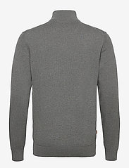 Timberland - WILLIAMS RIVER Cotton YD 1/4 Zip Sweater DARK GREY HEATHER - vetoketjukaulus - dark grey heather - 1