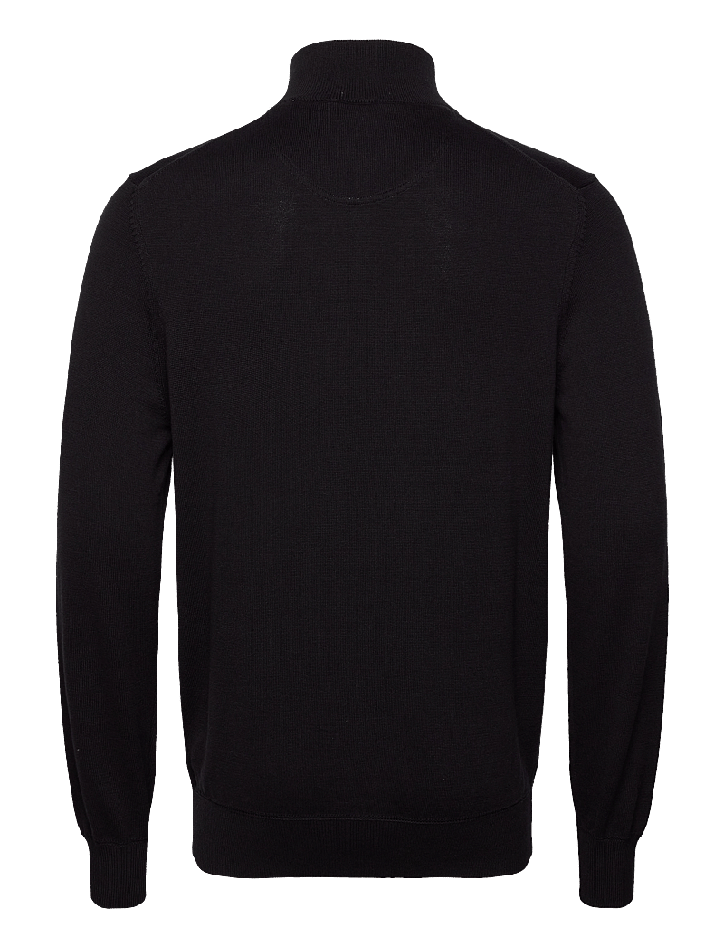 Timberland - Cotton YD 1/4 Zip Sweater - tõmblukk-kaelusega džemprid - black/pavement - 1