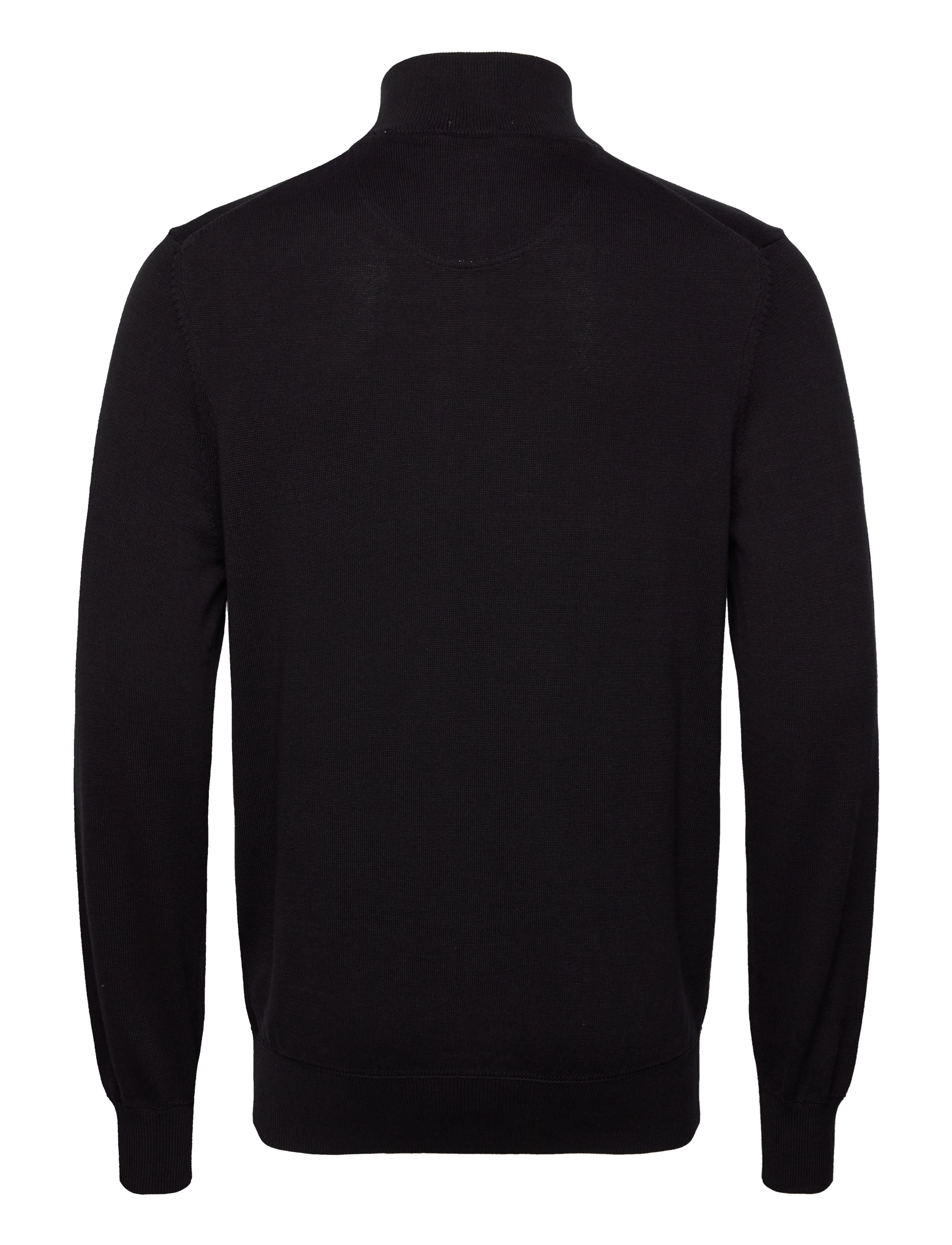 Timberland - Cotton YD 1/4 Zip Sweater - truien met halve rits - black/pavement - 1
