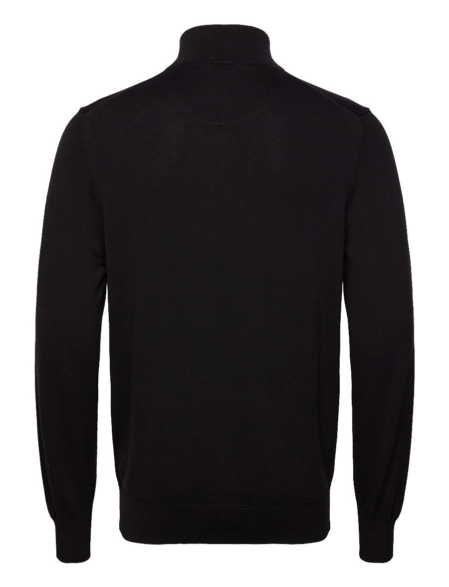 Timberland - Cotton YD 1/4 Zip Sweater - half zip jumpers - black/pavement - 1