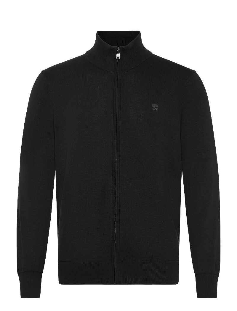 Timberland - Cotton YD Full Zip Sweater - pullover mit durchgehendem reißverschluss - black/pavement - 0