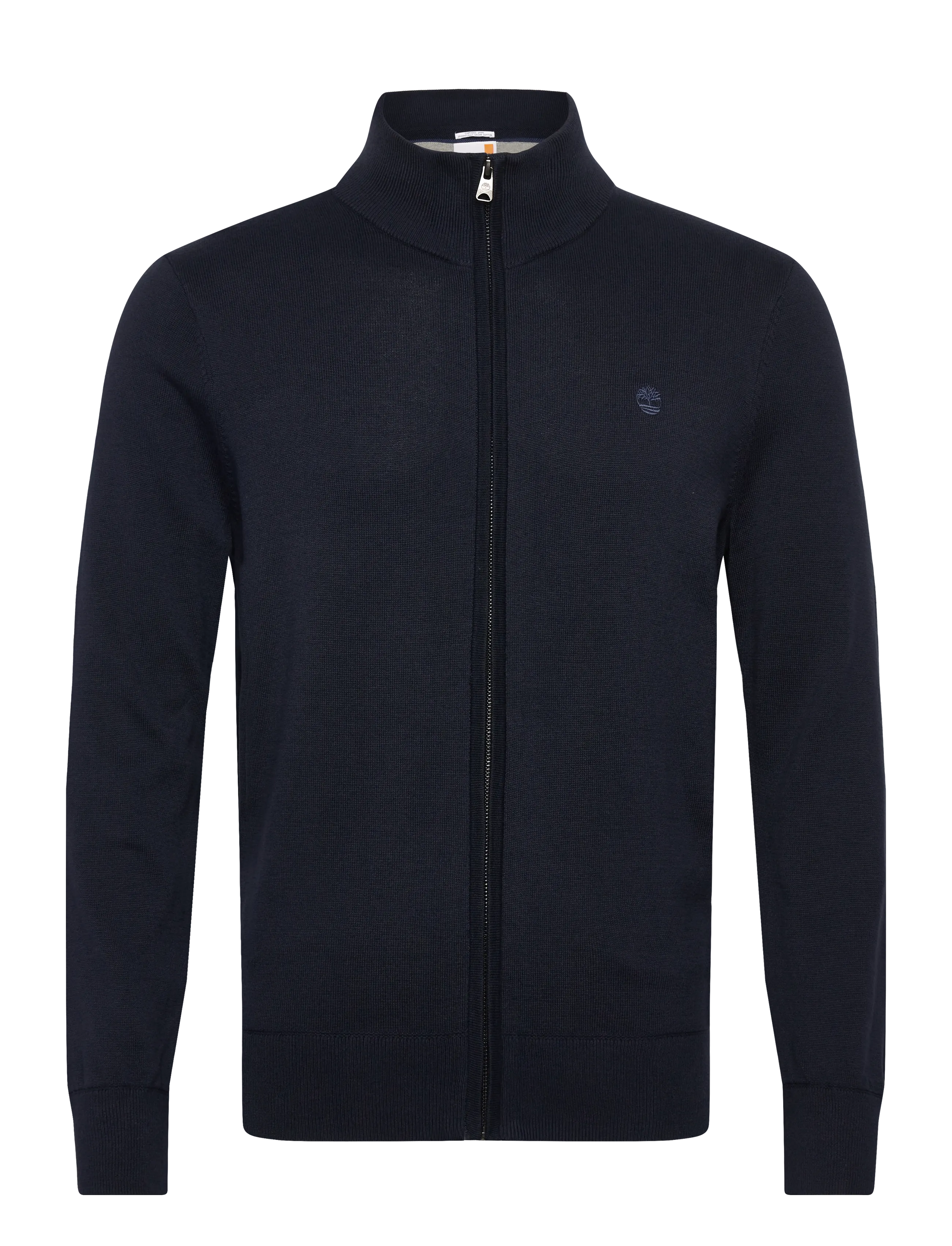 Timberland Cotton YD Full Zip Sweater - TIMBERLAND - DK SPH/DK DENIM / navy