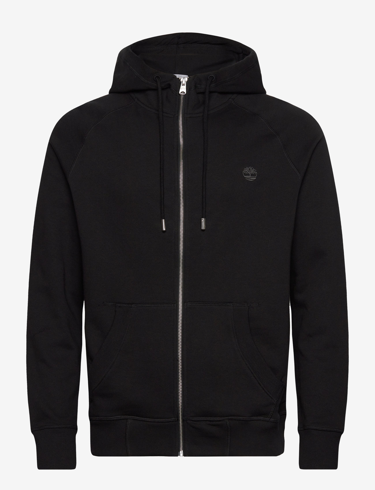 Timberland - Brushed Back Full Zip Hoodie - hoodies - black/pavement - 0