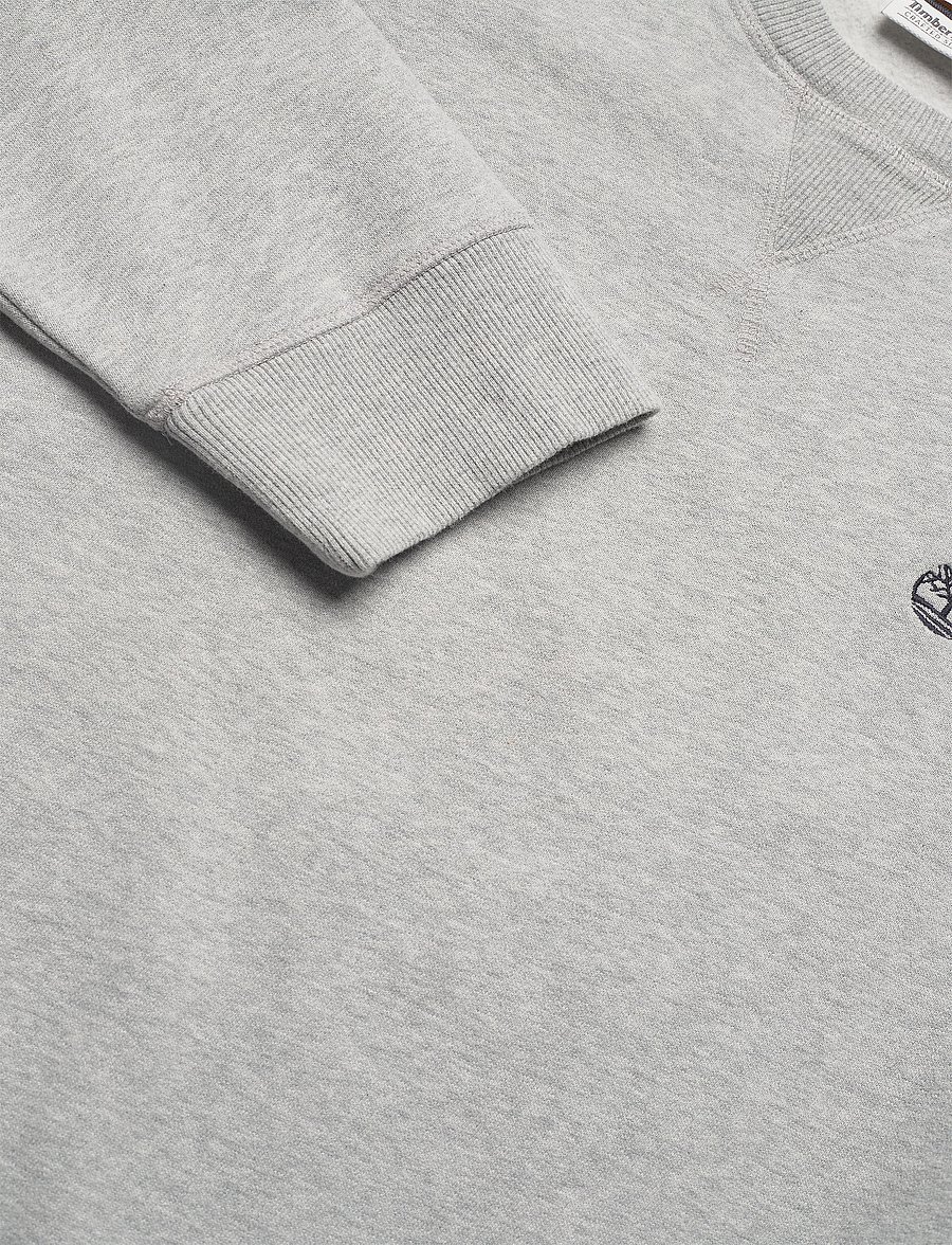 Timberland - Brushed Back Crew Sweatshirt - nach stil kaufen - med gry heather - 2