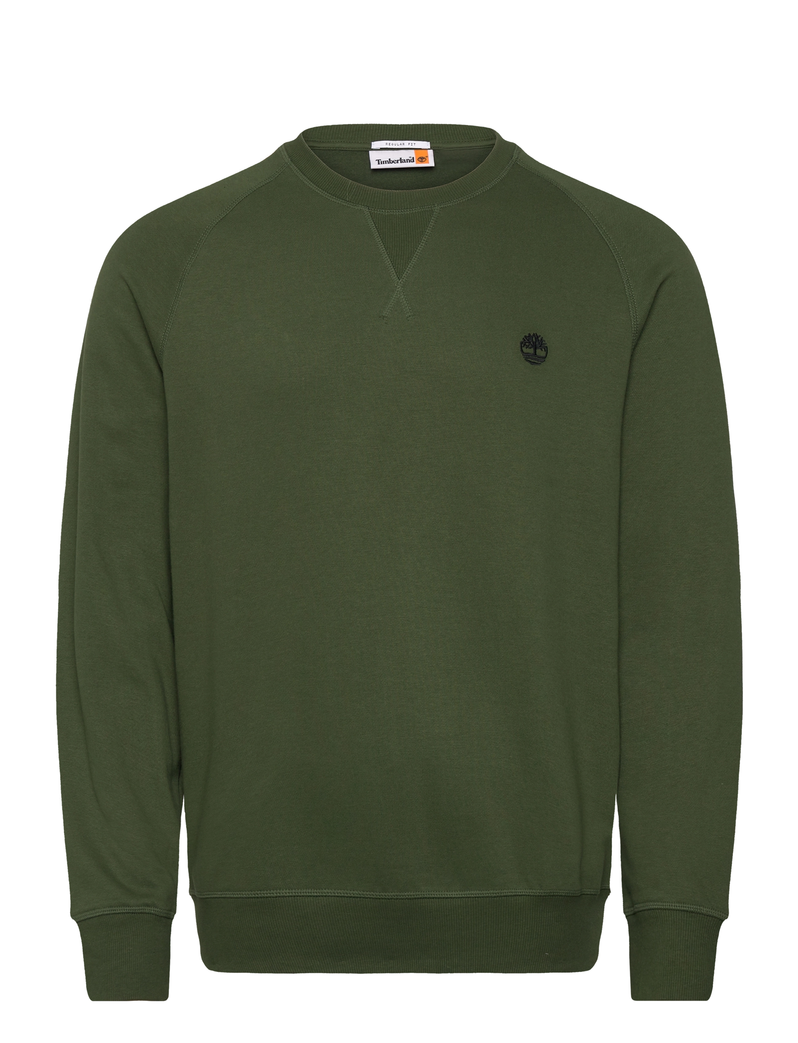 EXETER RIVER Brushed Back Crew Sweatshirt BLACK FOREST GREEN - BLACK FOREST GREEN
