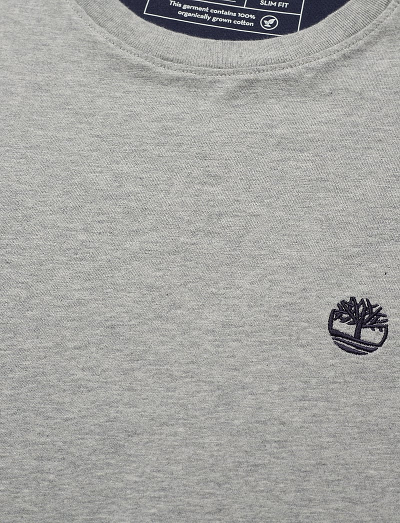 Timberland - DUNSTAN RIVER Short Sleeve Tee MEDIUM GREY HEATHER - lühikeste varrukatega t-särgid - medium grey - 2