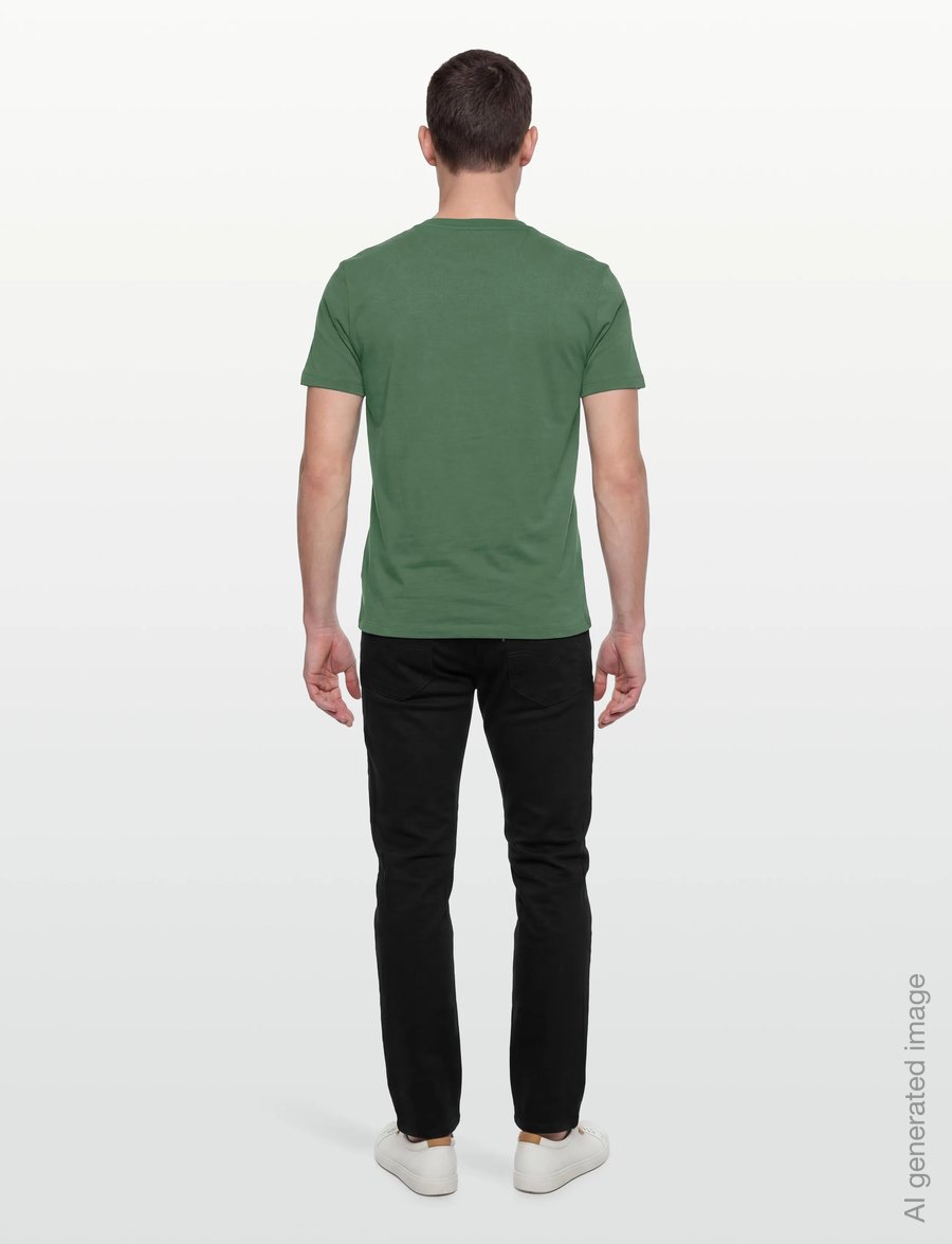 Timberland - DUNSTAN RIVER Short Sleeve Tee MYRTLE - short-sleeved t-shirts - medium green - 4