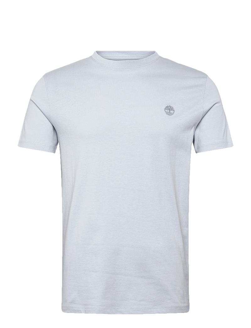 Timberland - DUNSTAN RIVER Short Sleeve Tee GRAY DAWN - kortärmade t-shirts - light blue - 0