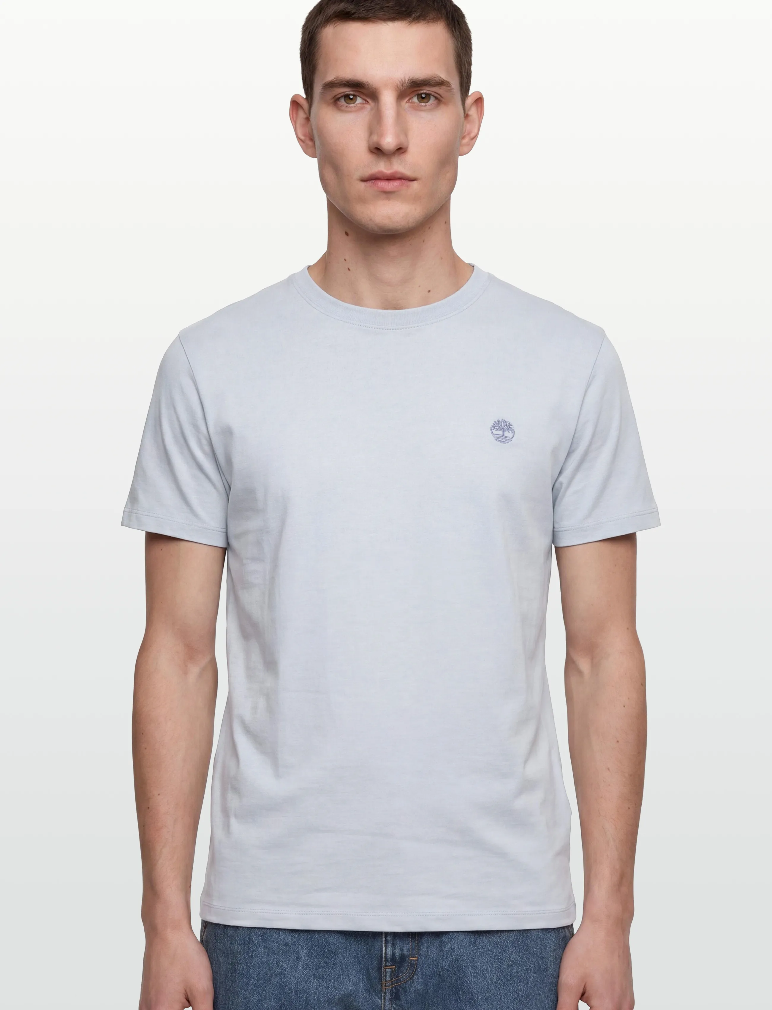 Timberland - DUNSTAN RIVER Short Sleeve Tee GRAY DAWN - laveste priser - light blue - 3