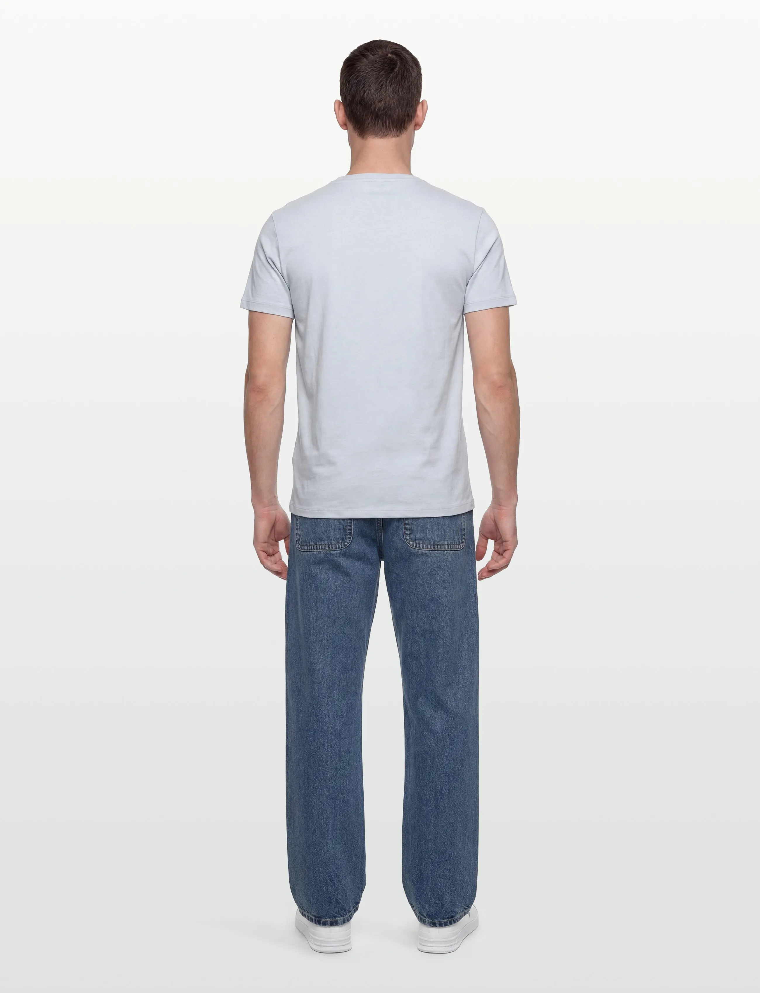 Timberland - DUNSTAN RIVER Short Sleeve Tee GRAY DAWN - laveste priser - light blue - 4