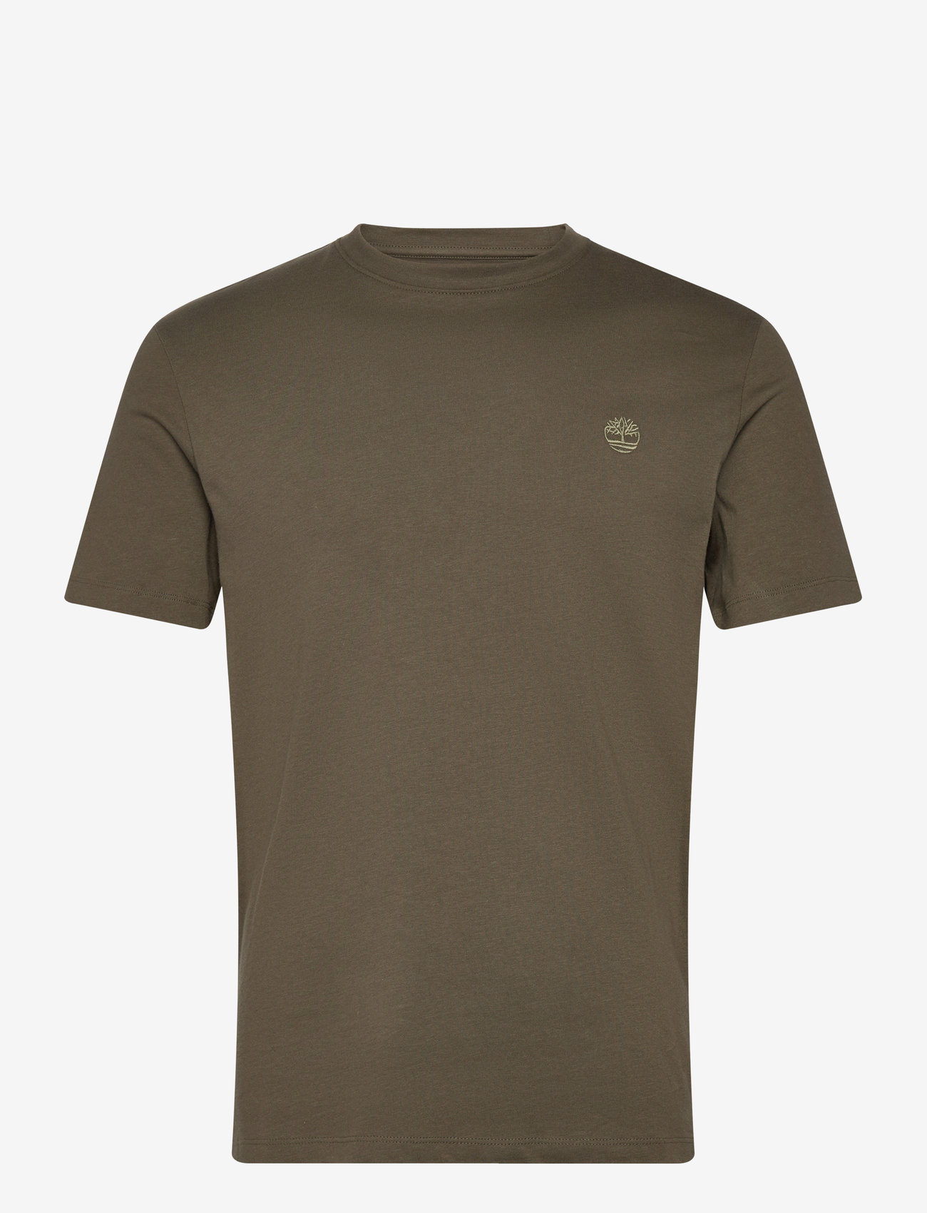 Timberland Short Sleeve Tee - Clothing - LF GRN-CSL ERTH / khaki/green