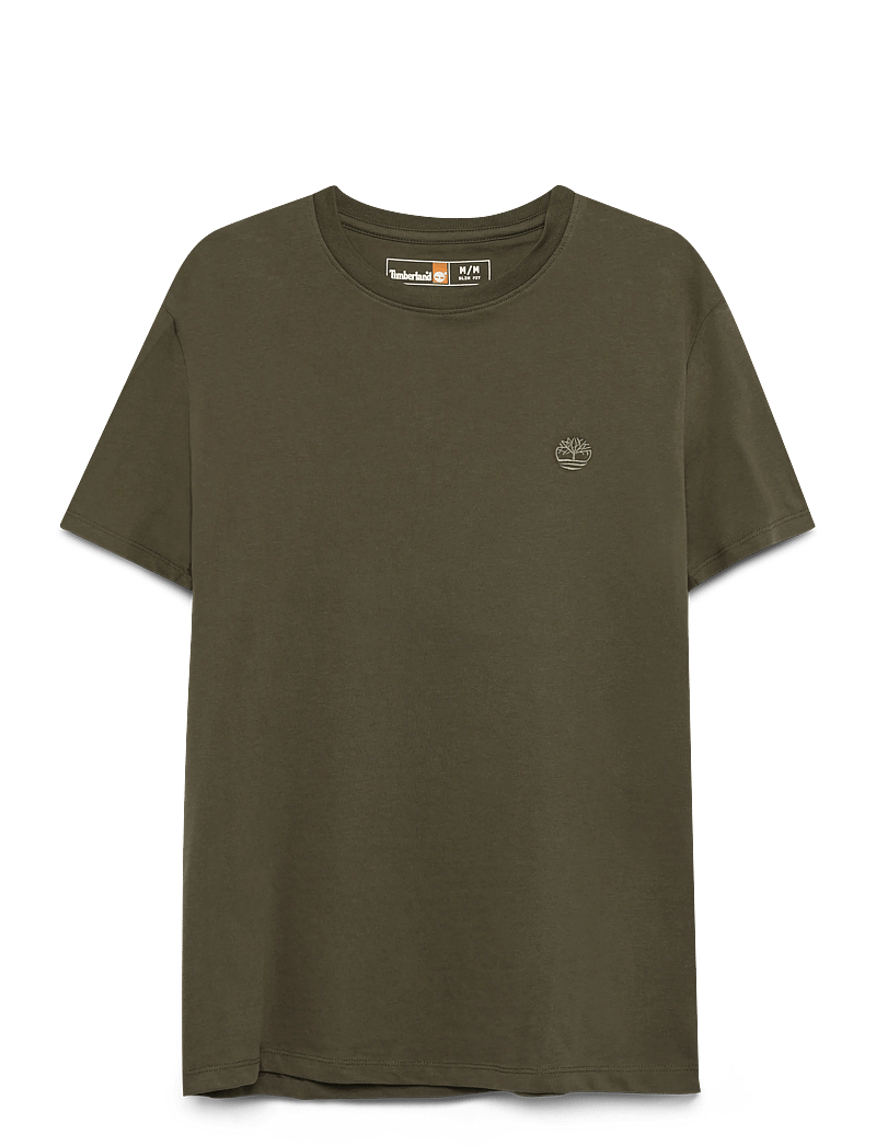 Timberland - Short Sleeve Tee - kortärmade t-shirts - lf grn-csl erth - 1
