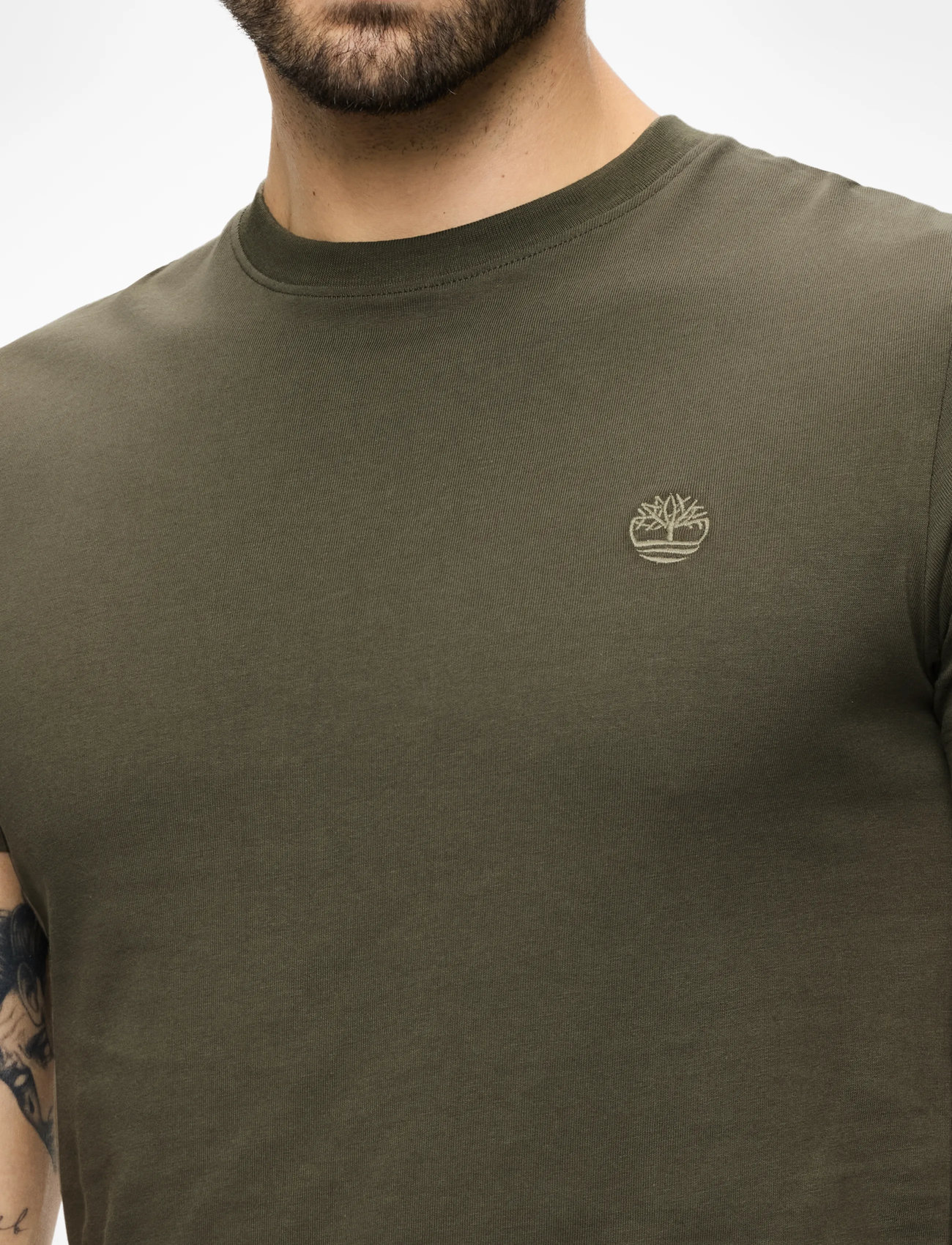 Timberland - Short Sleeve Tee - kortärmade t-shirts - lf grn-csl erth - 5