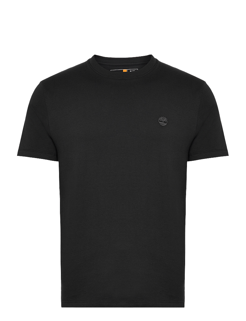 Timberland - DUNSTAN RIVER Short Sleeve Tee BLACK/PAVEMENT - kortärmade t-shirts - black - 0