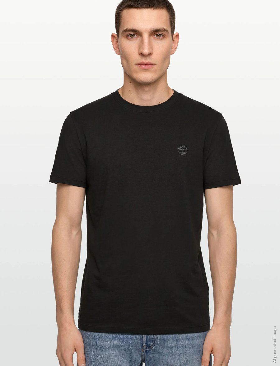 Timberland - Short Sleeve Tee - lühikeste varrukatega t-särgid - black - 3