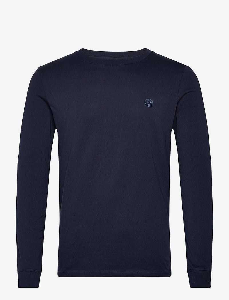 Timberland - Long Sleeve Tee - langærmede t-shirts - dk sph/dk denim - 0