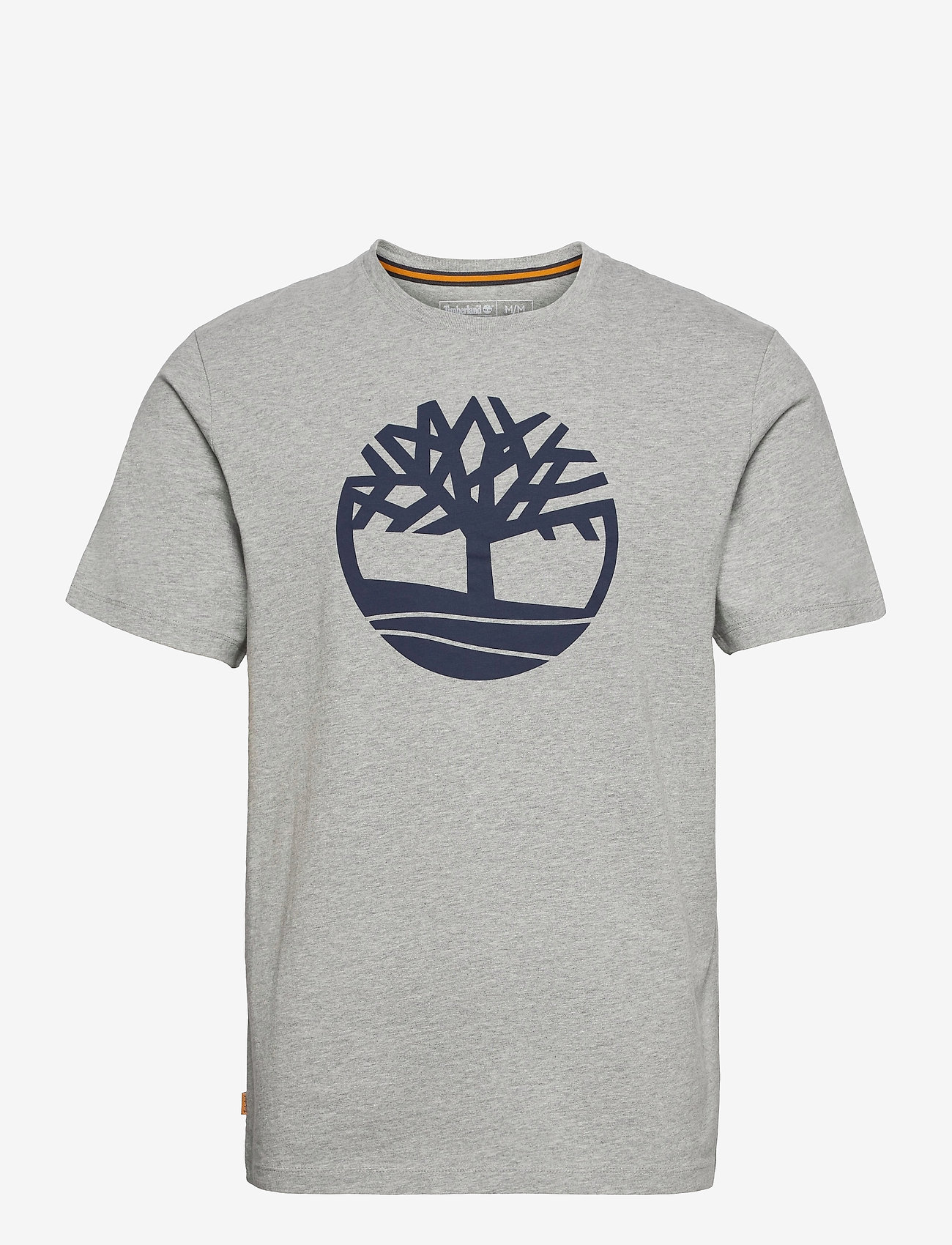 Timberland - KENNEBEC RIVER Tree Logo Short Sleeve Tee MEDIUM GREY HEATHER - short-sleeved t-shirts - medium grey heather - 0