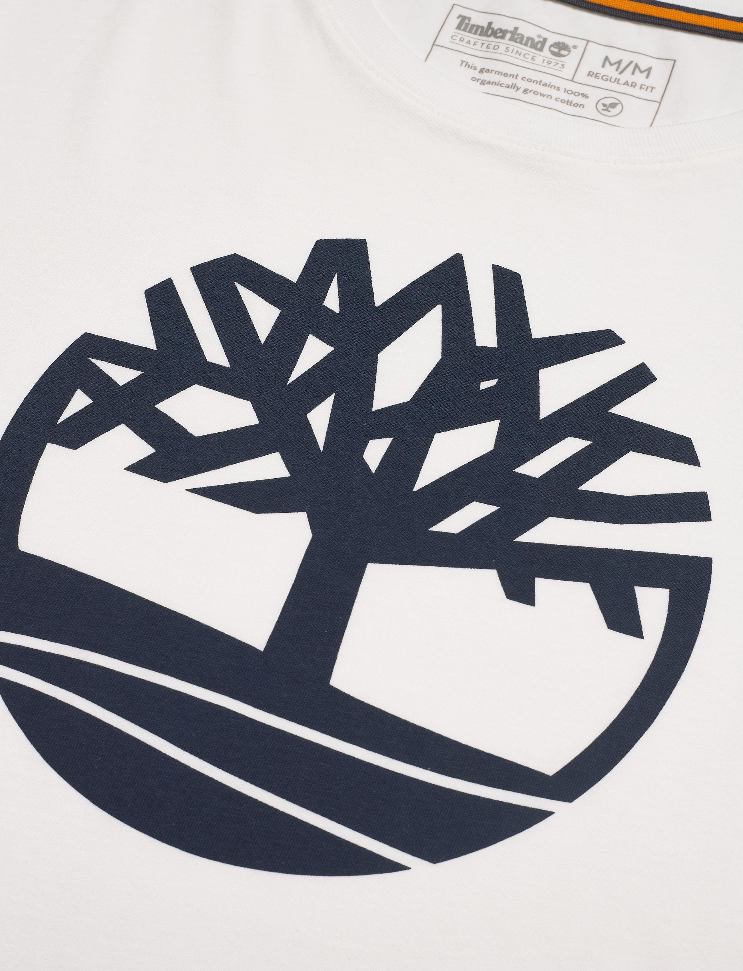 Timberland - Tree Logo Short Sleeve Tee - kortærmede t-shirts - white - 2