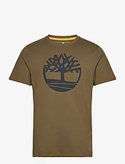 Timberland - KENNEBEC RIVER Tree Logo Short Sleeve Tee DARK OLIVE - short-sleeved t-shirts - dark olive - 0