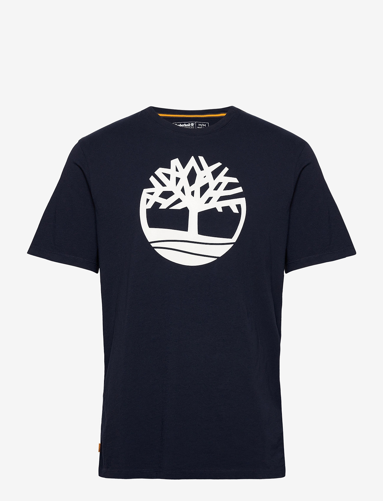 Timberland - KBEC RIVER TREE TEE - short-sleeved t-shirts - dark sapphire - 0