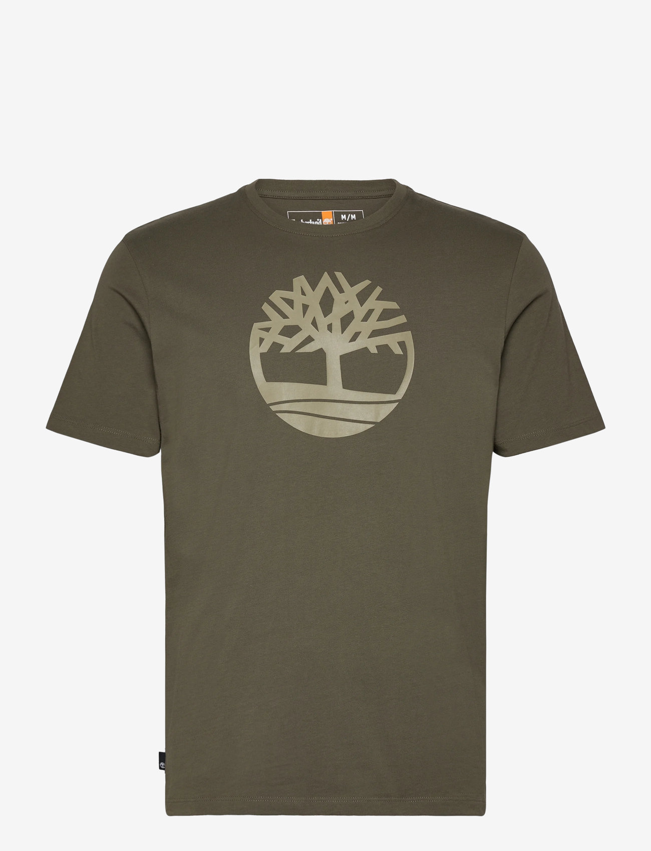 Timberland - Tree Logo Short Sleeve Tee - kortærmede t-shirts - dark green - 1