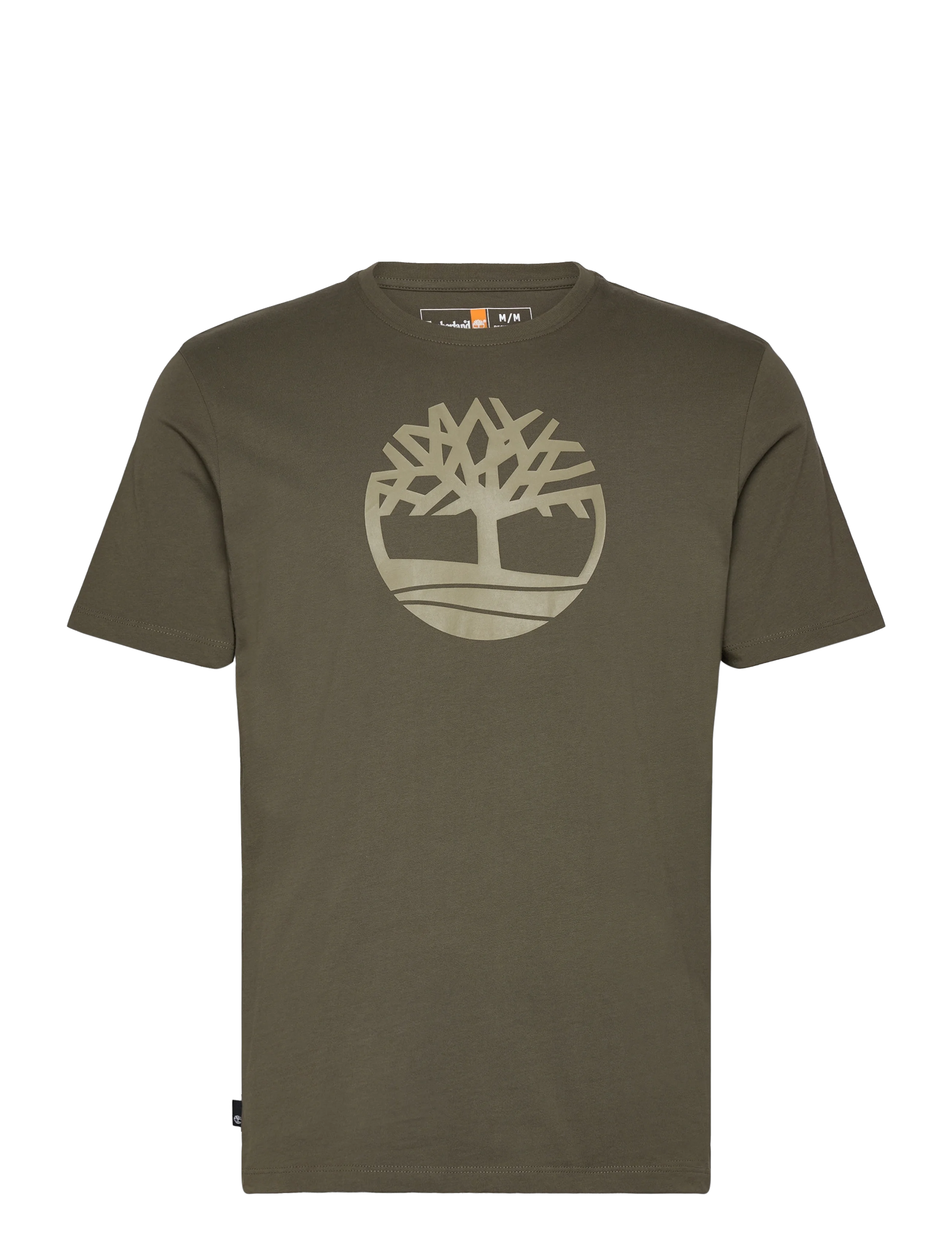 Timberland KENNEBEC RIVER Tree Logo Short Sleeve Tee LEAF GREEN - T-paidat - DARK GREEN / green