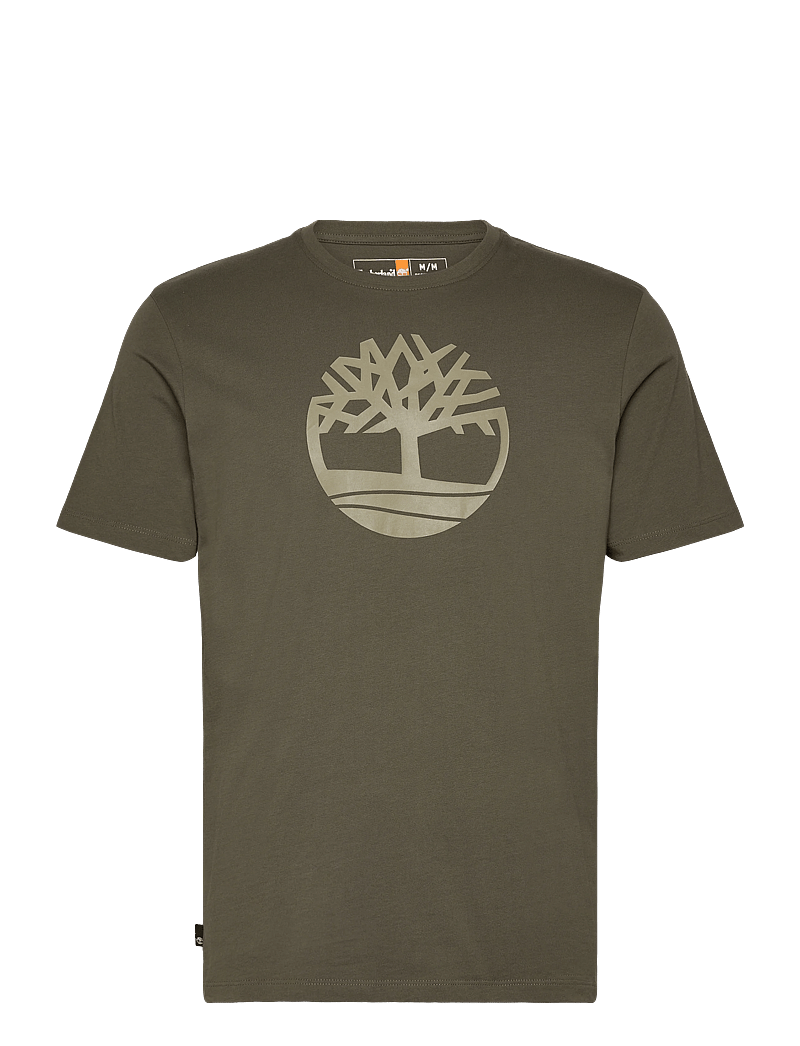 Timberland - Tree Logo Short Sleeve Tee - kortærmede t-shirts - dark green - 1