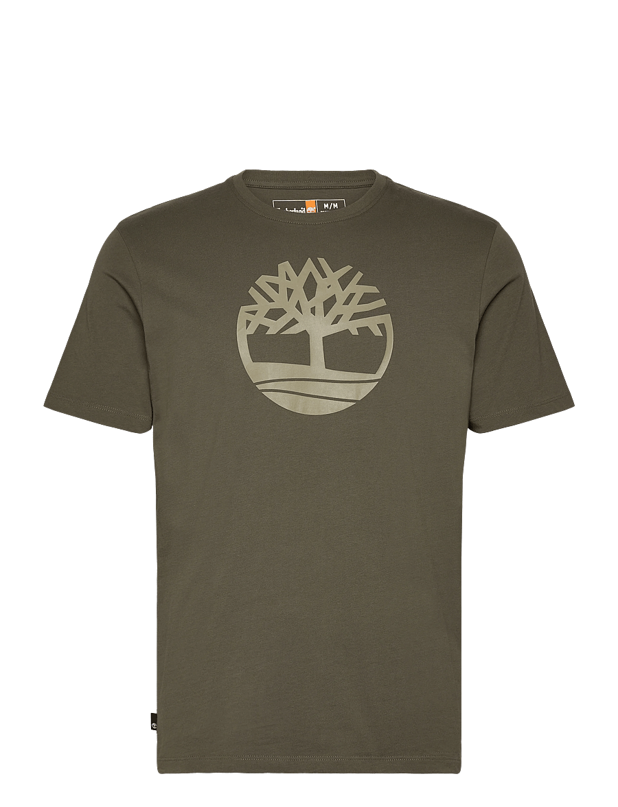 Timberland - Tree Logo Short Sleeve Tee - lühikeste varrukatega t-särgid - dark green - 1