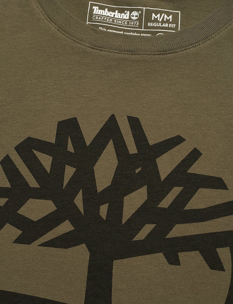 Timberland - Tree Logo Short Sleeve Tee - kortærmede t-shirts - dark green - 5
