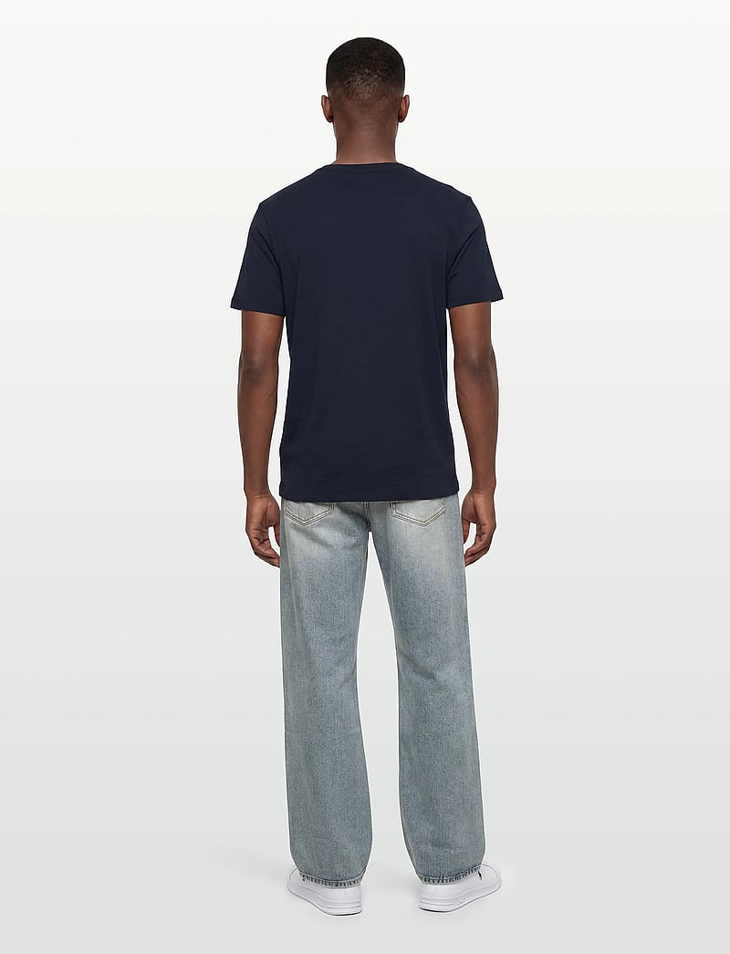 Timberland - KENNEBEC RIVER Tree Logo Short Sleeve Tee DARK SAPPHIREWHITE - kurzärmelig - dark blue - 4