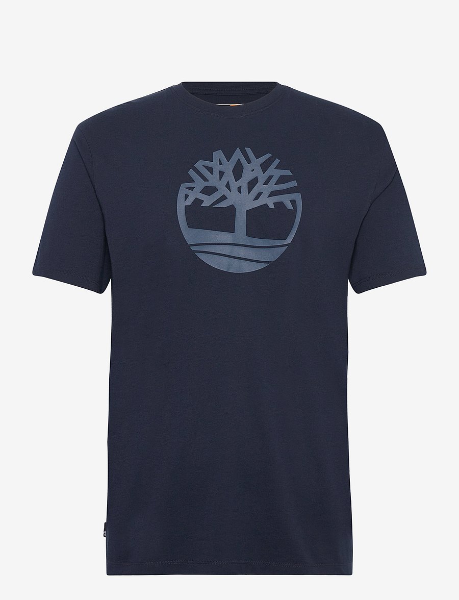 Timberland - Tree Logo Short Sleeve Tee - kortærmede t-shirts - dark blue - 1