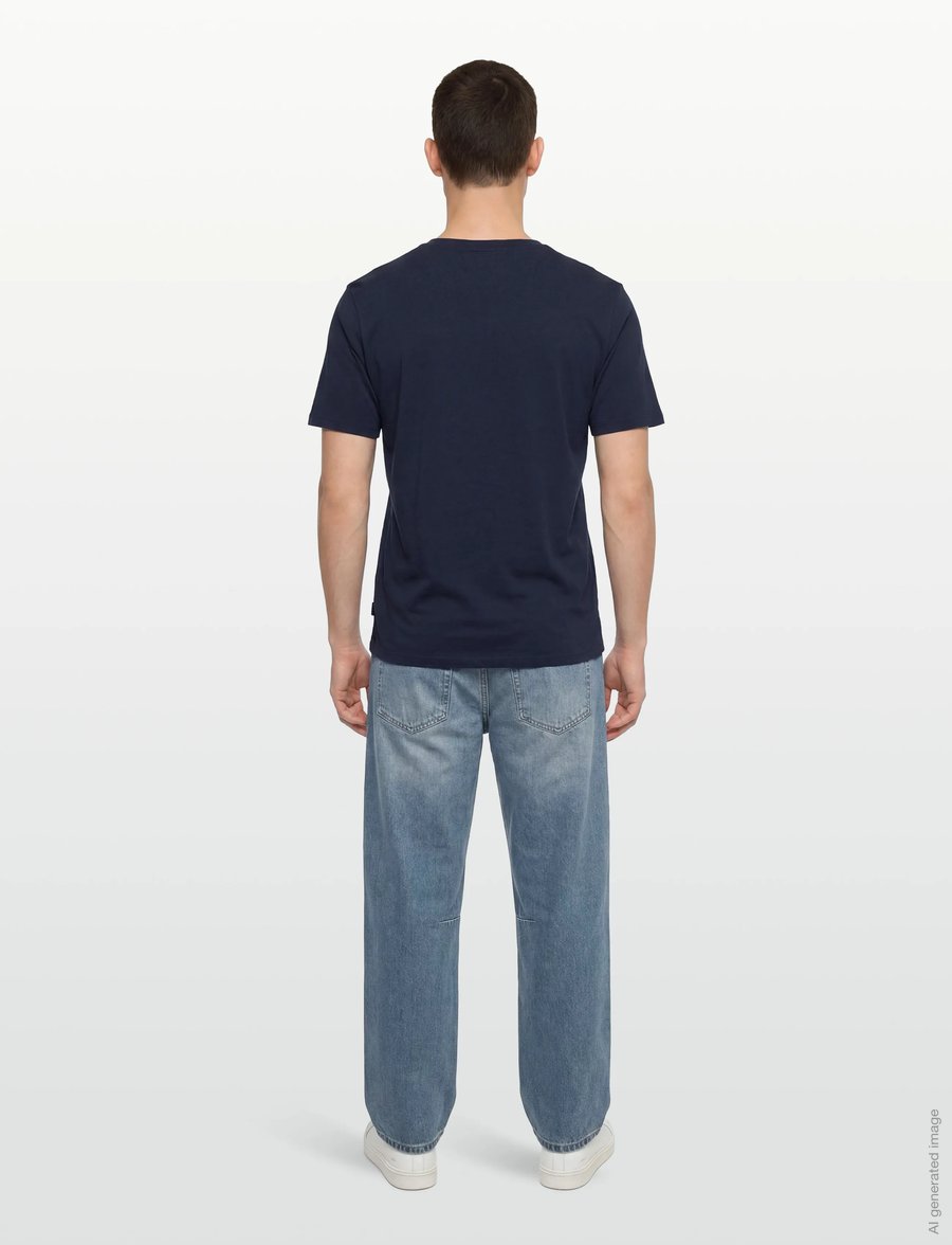 Timberland - Tree Logo Short Sleeve Tee - kortærmede t-shirts - dark blue - 4