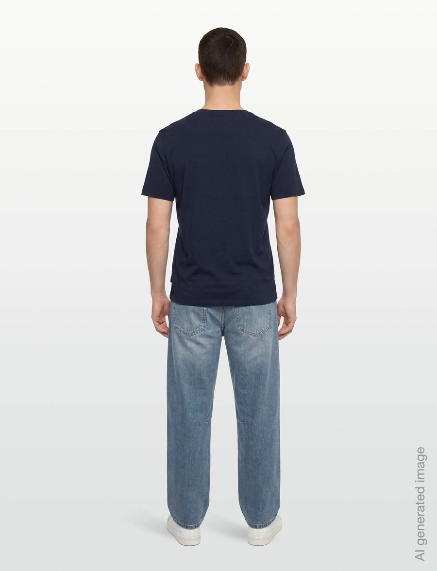Timberland - KENNEBEC RIVER Tree Logo Short Sleeve Tee DARK SAPPHIRE/DARK DENIM - kortärmade t-shirts - dark blue - 4