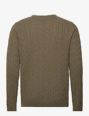 Timberland - PHILLIPS BROOK Cable Crew Neck Sweater DARK OLIVE - okrągły dekolt - dark olive - 1