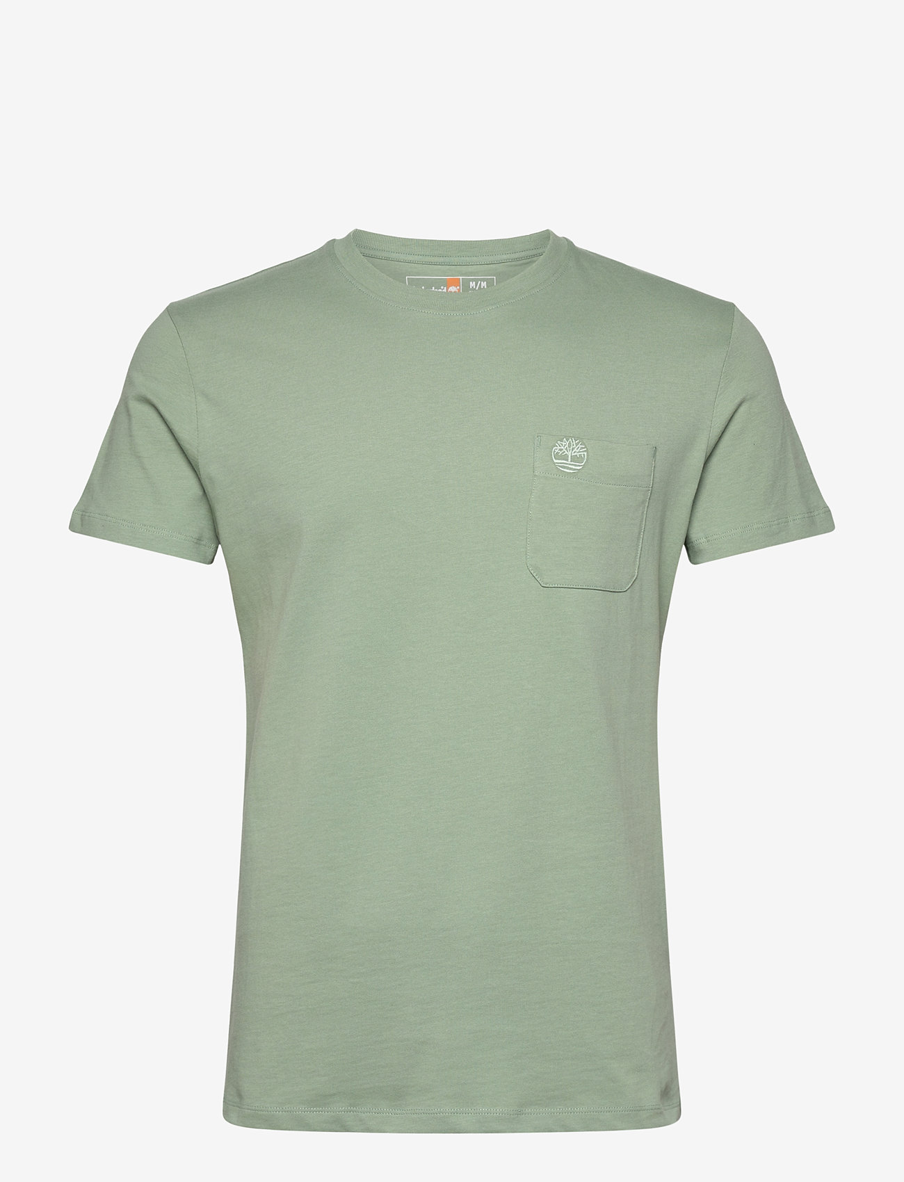 Timberland - Chest Pocket Short Sleeve Tee - kortærmede t-shirts - pro green bay - 0