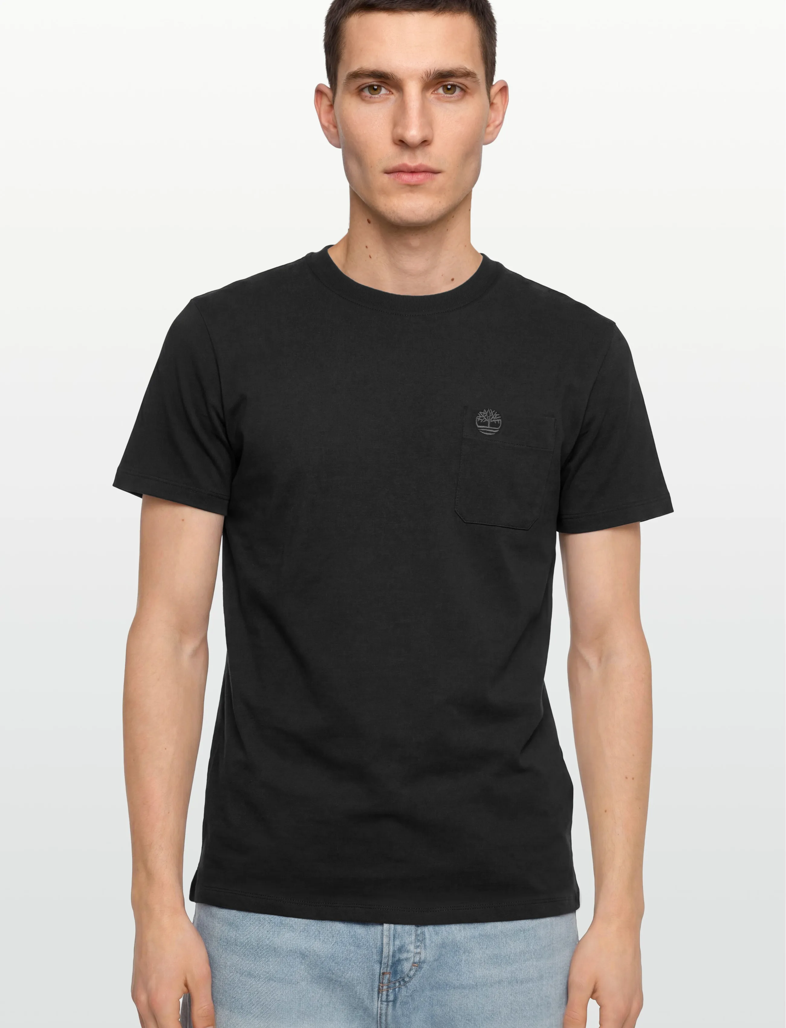 Timberland - Chest Pocket Short Sleeve Tee - laveste priser - black - 3