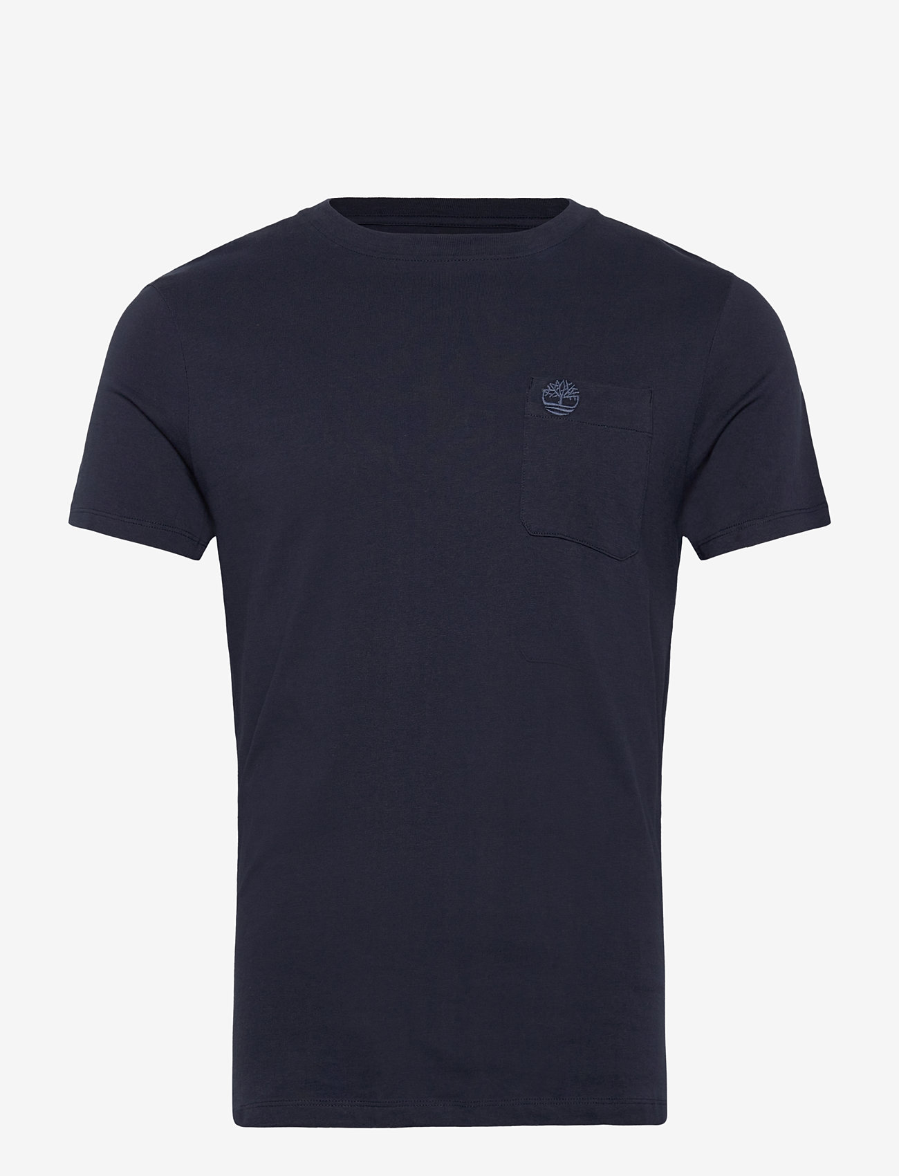 Timberland - DUNSTAN RIVER Chest Pocket Short Sleeve Tee DARK SAPPHIRE/DARK DENIM - lühikeste varrukatega t-särgid - dark blue - 0