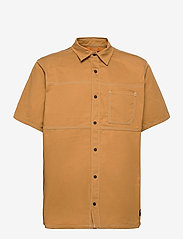 Timberland - YC SS Workwear Shirt - peruskauluspaidat - wheat boot - 0