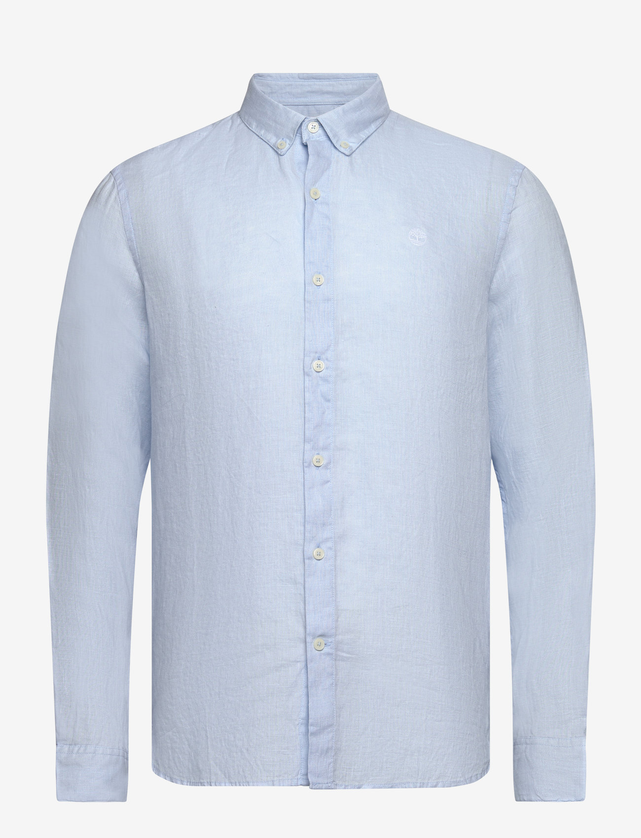 Timberland - Linen Shirt - hørskjorter - skyway - 0
